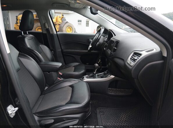 3C4NJDBBXLT105127 2020 JEEP COMPASS Black წინა სალონის ხედი