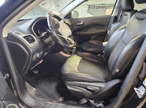 3C4NJDBBXLT129928 2020 JEEP COMPASS Black Вид салону спереду