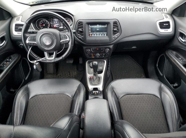 3C4NJDBBXLT224327 2020 JEEP COMPASS Black Vista del salpicadero