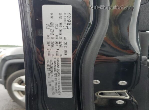 3C4NJDBBXLT224327 2020 JEEP COMPASS Black Vista de la etiqueta del VIN