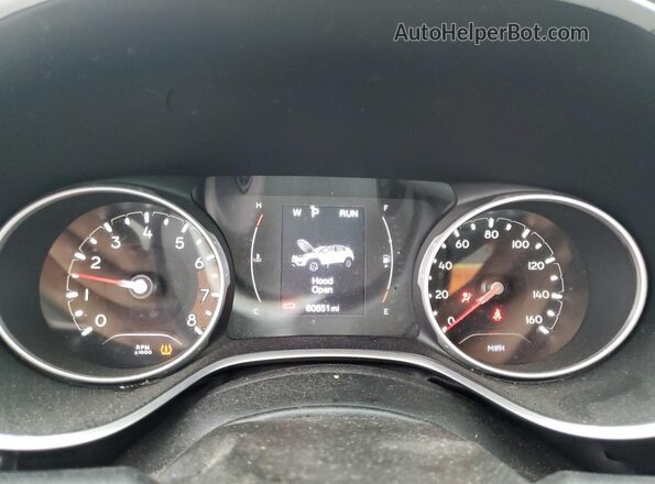 3C4NJDBBXLT224327 2020 JEEP COMPASS Black Vista del cuadro de instrumentos