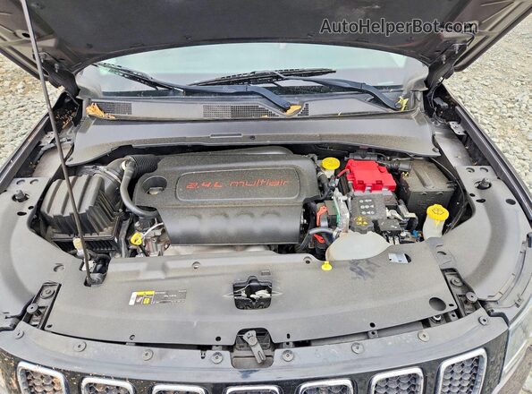 3C4NJDBBXMT547603 2021 JEEP COMPASS Gray Вид задньої частини салону