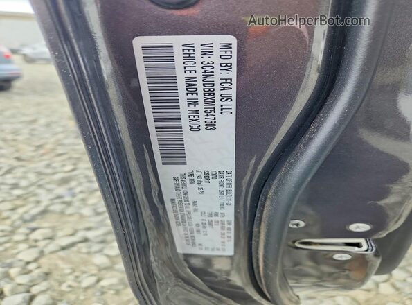 3C4NJDBBXMT547603 2021 JEEP COMPASS Gray Вид підкапотного простору