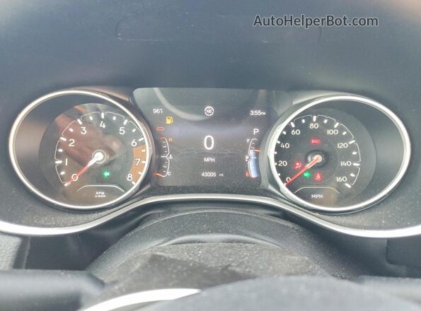 3C4NJDBBXMT558052 2021 JEEP COMPASS Gray Вид щитка приладів