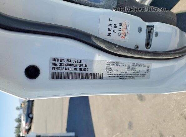 3C4NJDBN0RT597184 2024 JEEP COMPASS Белый Вид наклейки с VIN-кодом