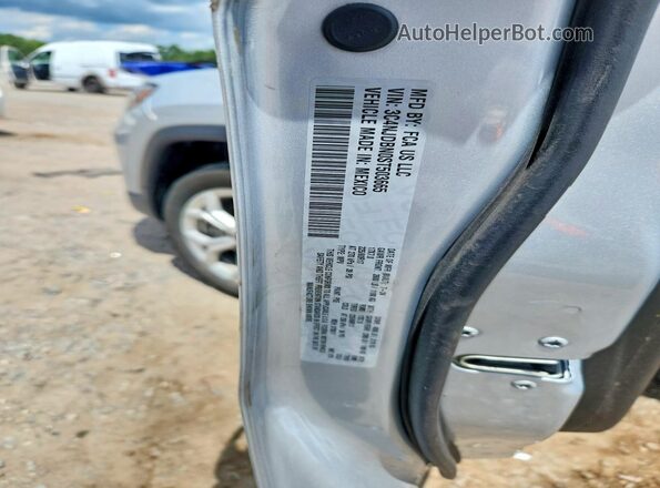 3C4NJDBN0ST503665 2025 JEEP COMPASS Silver VIN sticker view