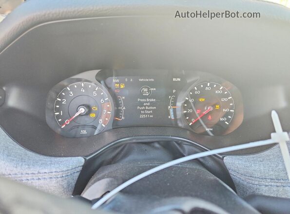 3C4NJDBN0ST617133 2025 JEEP COMPASS White Instrument cluster view