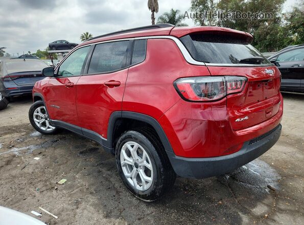 3C4NJDBN0ST619254 2025 JEEP COMPASS Red Rear left