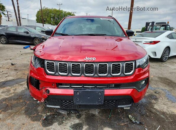 3C4NJDBN0ST619254 2025 JEEP COMPASS Red Front view
