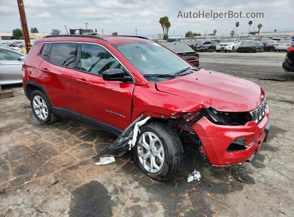 3C4NJDBN0ST619254 2025 JEEP COMPASS Red 360 interior view