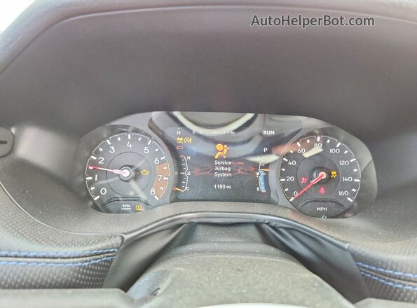 3C4NJDBN0TT191896 2026 JEEP COMPASS Красный Вид щитка приборов