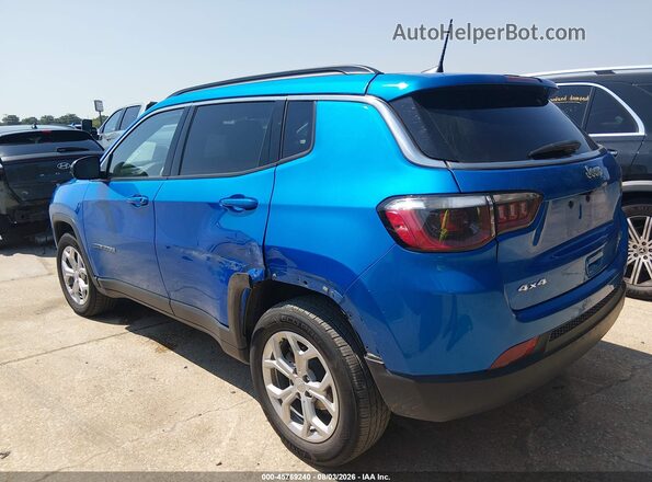 3C4NJDBN1RT117671 2024 JEEP COMPASS Синий Задняя левая четверть