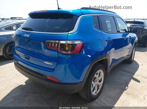 3C4NJDBN1RT117671 2024 JEEP COMPASS Синий Задняя правая четверть