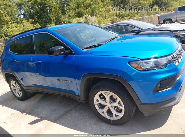 3C4NJDBN1RT117671 2024 JEEP COMPASS Синий Вид задней части салона