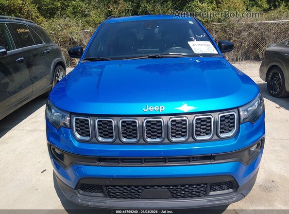 3C4NJDBN1RT117671 2024 JEEP COMPASS Синий Вид щитка приборов