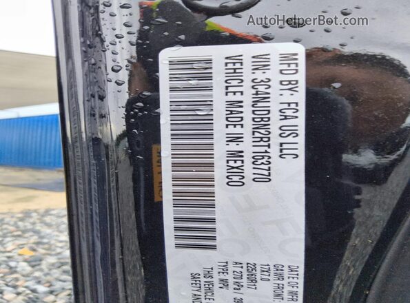 3C4NJDBN2RT163770 2024 JEEP COMPASS Black Widok naklejki z numerem VIN