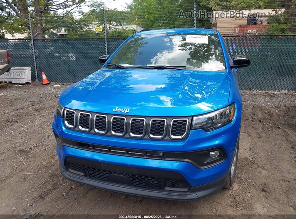 3C4NJDBN2ST593885 2025 JEEP COMPASS Blue Instrument cluster view