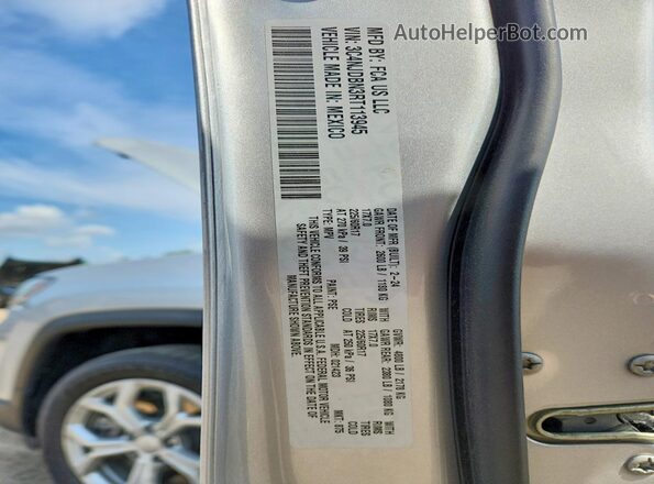 3C4NJDBN3RT113945 2024 JEEP COMPASS Silver Вид наклейки з VIN-кодом