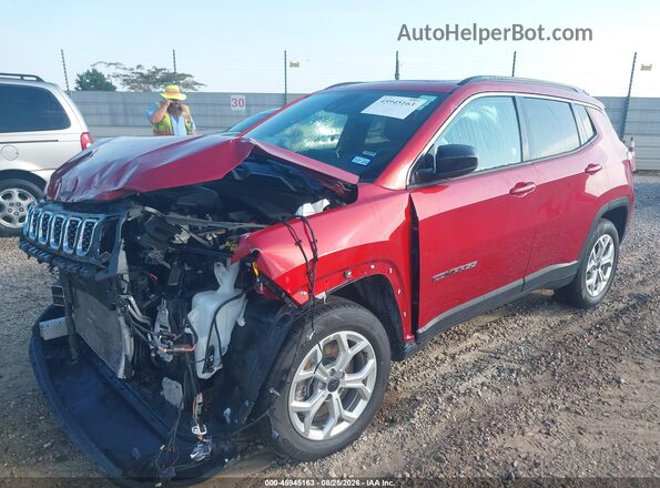 3C4NJDBN4ST548690 2025 JEEP COMPASS Красный Передняя левая четверть