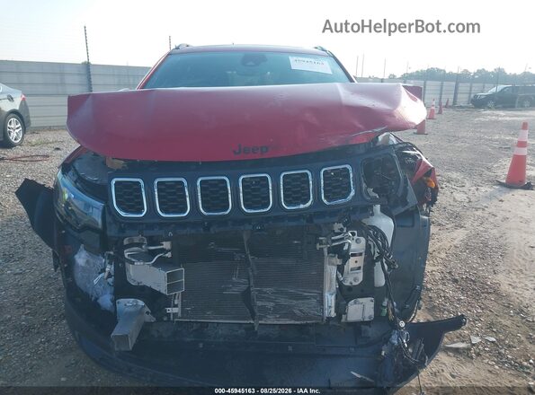 3C4NJDBN4ST548690 2025 JEEP COMPASS Красный Вид щитка приборов