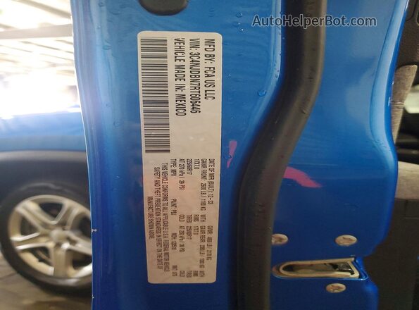 3C4NJDBN7RT606446 2024 JEEP COMPASS Blue VIN կոդի պիտակի տեսք