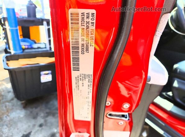 3C4NJDBN7ST546867 2025 JEEP COMPASS Red Widok wnętrza 360 stopni