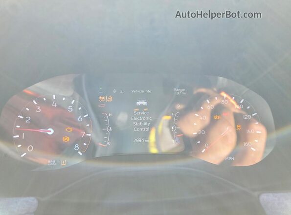 3C4NJDBN9TT199432 2026 JEEP COMPASS Оранжевый Вид щитка приборов