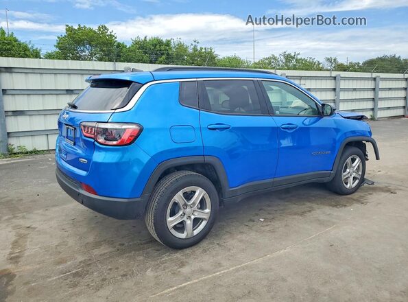 3C4NJDBNXPT560494 2023 JEEP COMPASS Blue Trasero derecho
