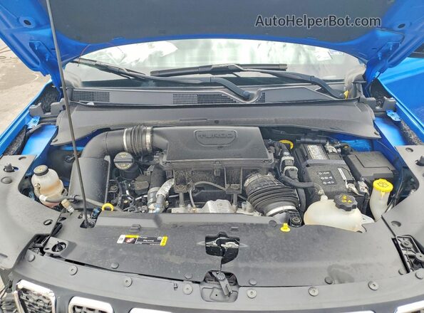 3C4NJDBNXPT560494 2023 JEEP COMPASS Blue Vista del compartimento del motor