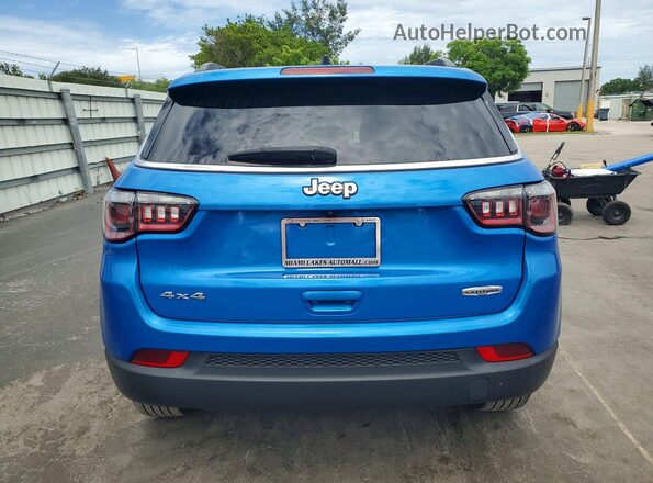 3C4NJDBNXPT560494 2023 JEEP COMPASS Blue Vista trasera