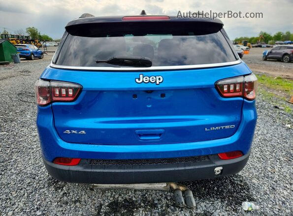 3C4NJDCB0JT328983 2018 JEEP COMPASS Синий Вид сзади