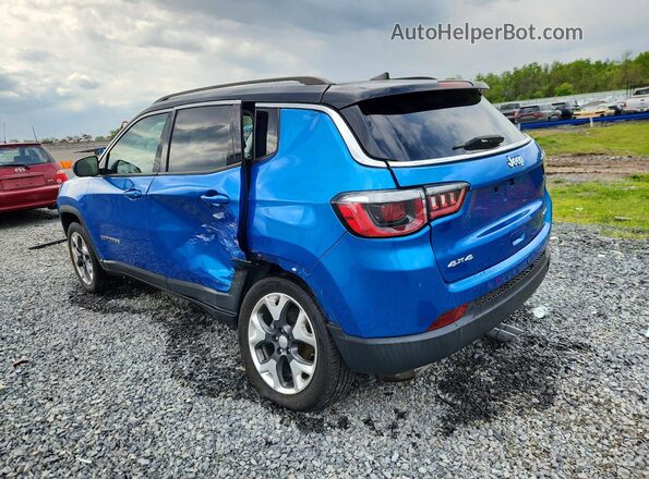 3C4NJDCB0JT328983 2018 JEEP COMPASS Синий Задняя левая четверть