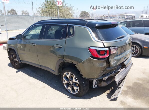 3C4NJDCB0KT827803 2019 JEEP COMPASS Green Հետևի ձախ