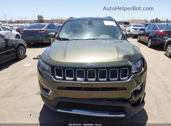 3C4NJDCB0KT827803 2019 JEEP COMPASS Green Առջևի վահանակի տեսք