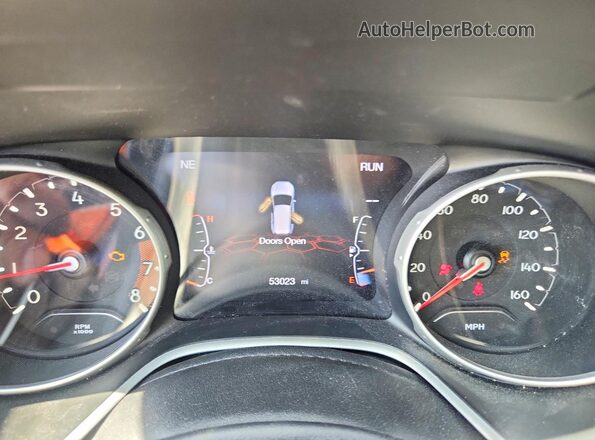 3C4NJDCB0LT135378 2020 JEEP COMPASS Black Vista del cuadro de instrumentos