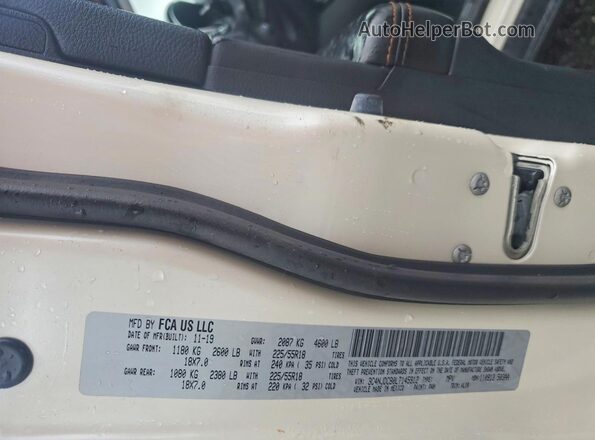 3C4NJDCB0LT145912 2020 JEEP COMPASS Белый Вид наклейки с VIN-кодом