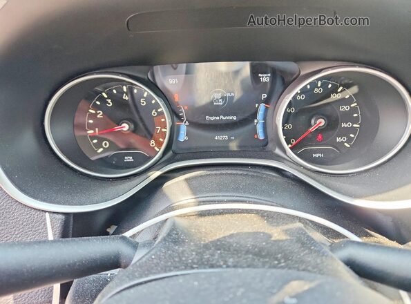 3C4NJDCB0MT512907 2021 JEEP COMPASS Black Вид щитка приладів