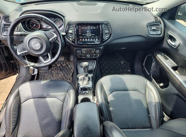 3C4NJDCB0MT549732 2021 JEEP COMPASS Black Вид панелі приладів