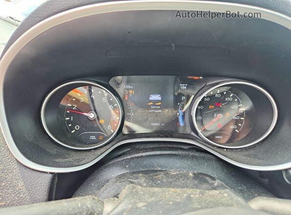 3C4NJDCB0MT549732 2021 JEEP COMPASS Black Вид щитка приладів