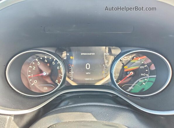 3C4NJDCB0MT595514 2021 JEEP COMPASS Красный Вид щитка приборов
