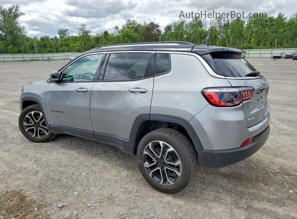3C4NJDCB0NT155021 2022 JEEP COMPASS Silver Rear left