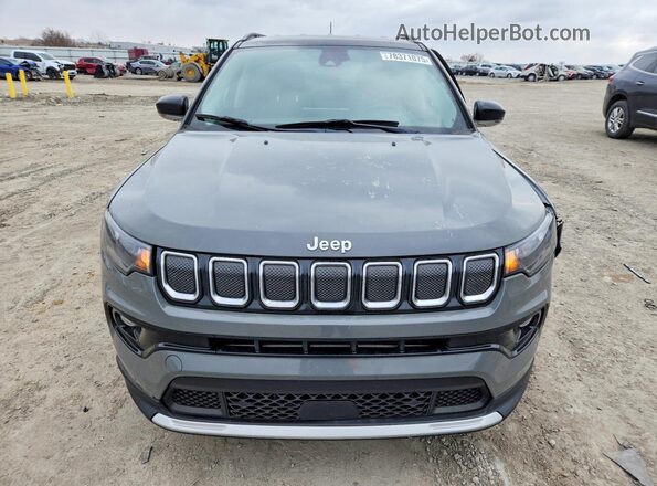 3C4NJDCB0NT160073 2022 JEEP COMPASS Gray Դիմացի տեսք