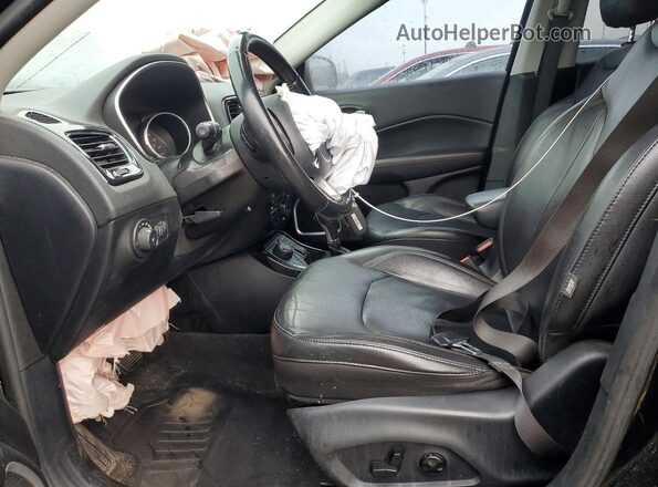 3C4NJDCB1JT222851 2018 JEEP COMPASS Black Вид салону спереду