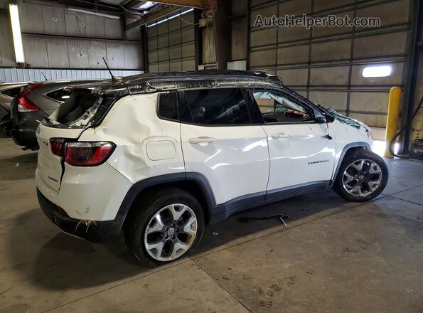 3C4NJDCB1JT231680 2018 JEEP COMPASS Белый Задняя правая четверть