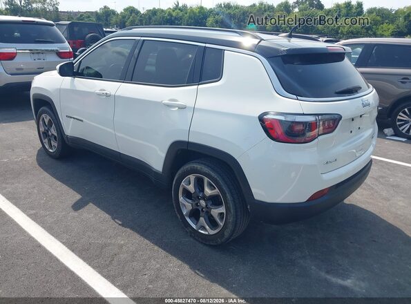 3C4NJDCB1JT266378 2018 JEEP COMPASS White Trasero izquierdo