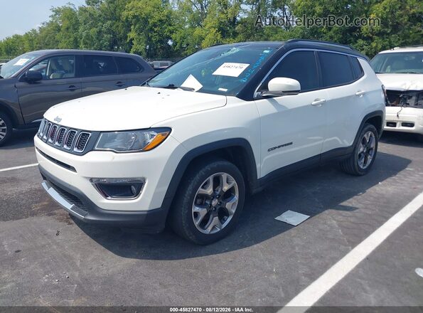 3C4NJDCB1JT266378 2018 JEEP COMPASS White Vista tres cuartos delantera izquierda
