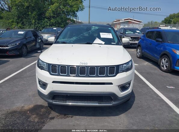 3C4NJDCB1JT266378 2018 JEEP COMPASS White Vista del cuadro de instrumentos