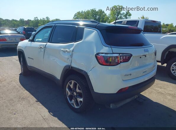3C4NJDCB1KT690225 2019 JEEP COMPASS White Trasero izquierdo