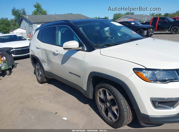 3C4NJDCB1KT690225 2019 JEEP COMPASS White Vista del cuadro de instrumentos