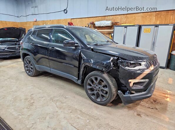 3C4NJDCB1LT138824 2020 JEEP COMPASS Black Delantero derecho
